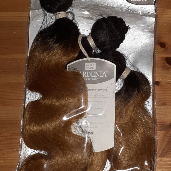 New Long Wavy Human Hair Extensions Blend 3 Bundles Extra Full - Picture 7 of 9